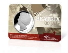 Prinses Beatrix 80 jaar Coincard 2018