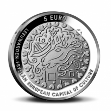 Leeuwarden Vijfje 2018 Coincard in BU-kwaliteit