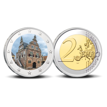 2 euro munt kleur De rijp